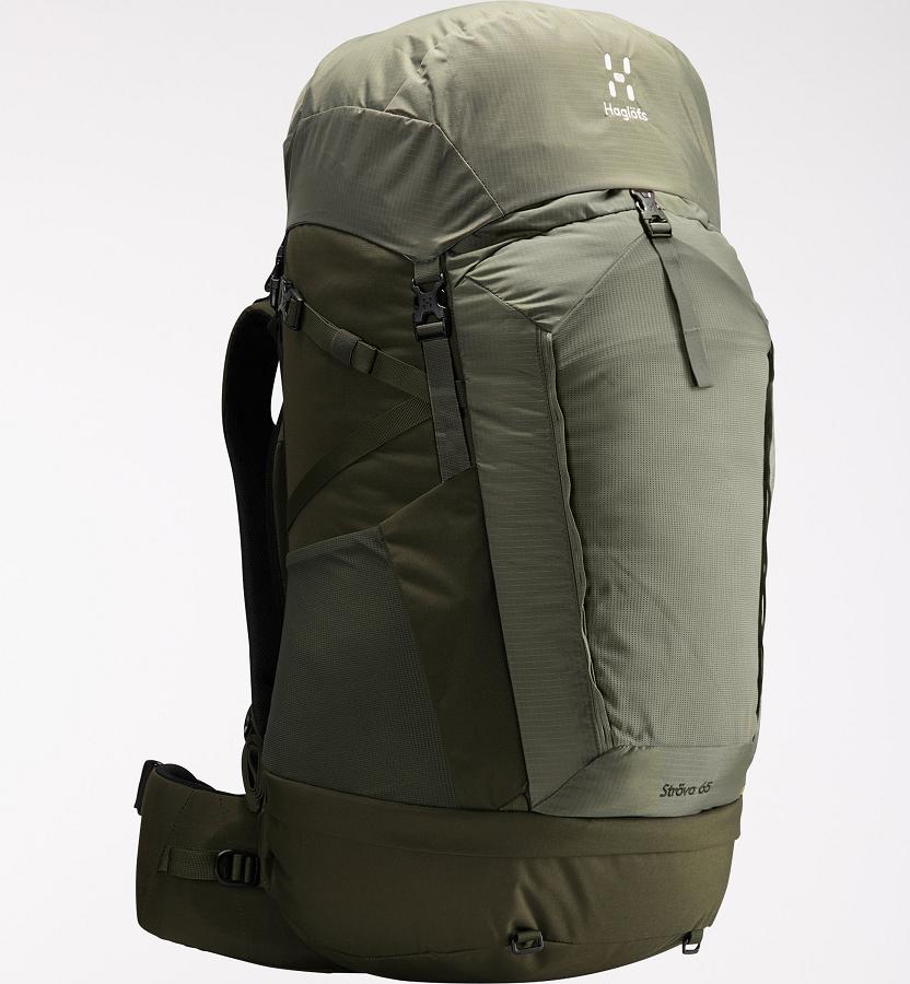 Haglöfs Mens Ströva 65 Hiking Backpack Green/Navy New Zealand 28451QMVI